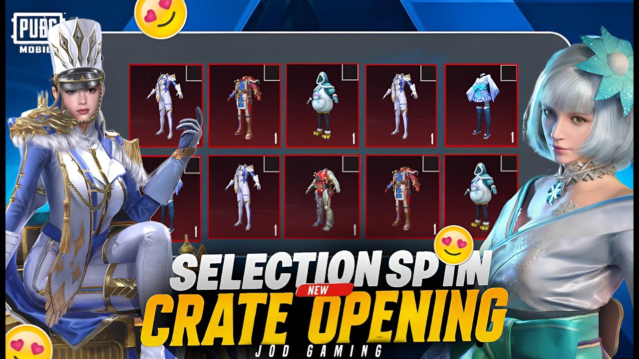 NEW Selection Lucky Spin 🎯 + Hola Buddy Crate Opening 😱🔥 | PUBG Mobile 🎮💥