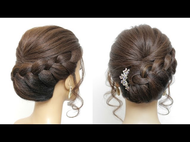 Bridal Updo Tutorial. Wedding Hairstyles For Long Hair class=