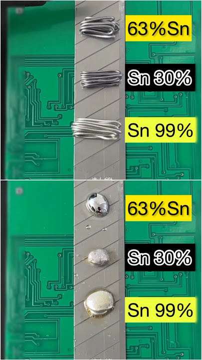 Leaded vs. Lead-Free Solder Wire: How Tin Content Impacts Your Soldering Results!