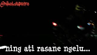 Di tinggal touring, cover background