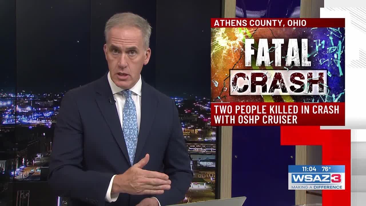 Two people killed in crash involving OSHP cruiser - YouTube