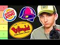 Ranking FAST FOOD RESTAURANTS!