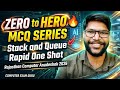 ZERO to HERO 🔥 Stack &amp; Queue MCQ | One Shot Rapid Revision | Computer Anudeshak 2026 #stack #queue 
