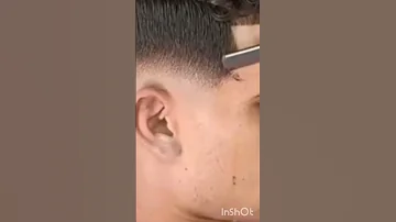 تعليم تحديد جبهة الشعر تعليم تحديد زوايا الشعر بالموس تعليم التحديد Chortis حلاقة تدريج تعليم 