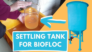 SETTLING TANK FOR BIOFLOC