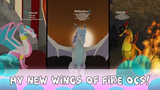 My new Wings of Fire Roblox OCs!