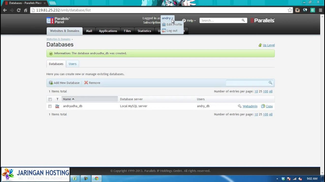 Jaringanhosting cara akses database mysql remotely dengan