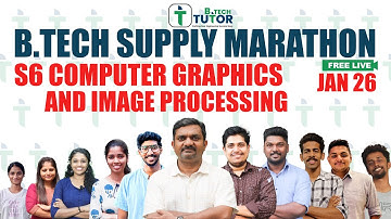 KTU BTECH CSE S6 COMPUTER GRAPHICS AND IMAGE PROCESSING