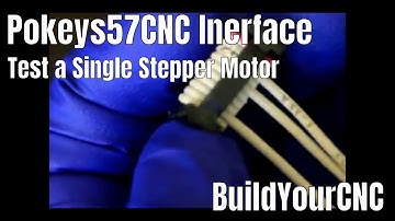 3. Pokeys57CNC Connect a Stepper Motor and Test with Mach3