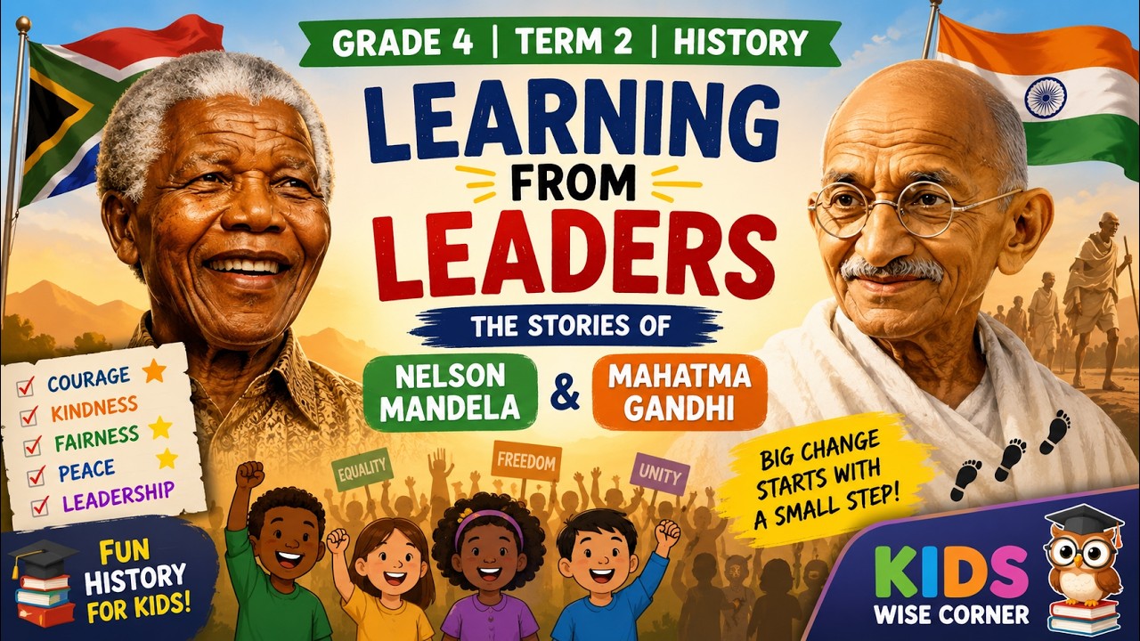 Grade 4 History - Term 2 | Ghandi and Mandela: Leaders Who Inspire ...