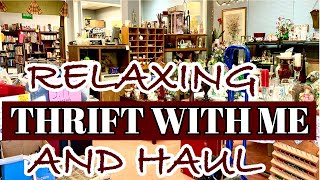 I Found such amazing cute things! Relaxing THRIFT WITH ME + HAUL