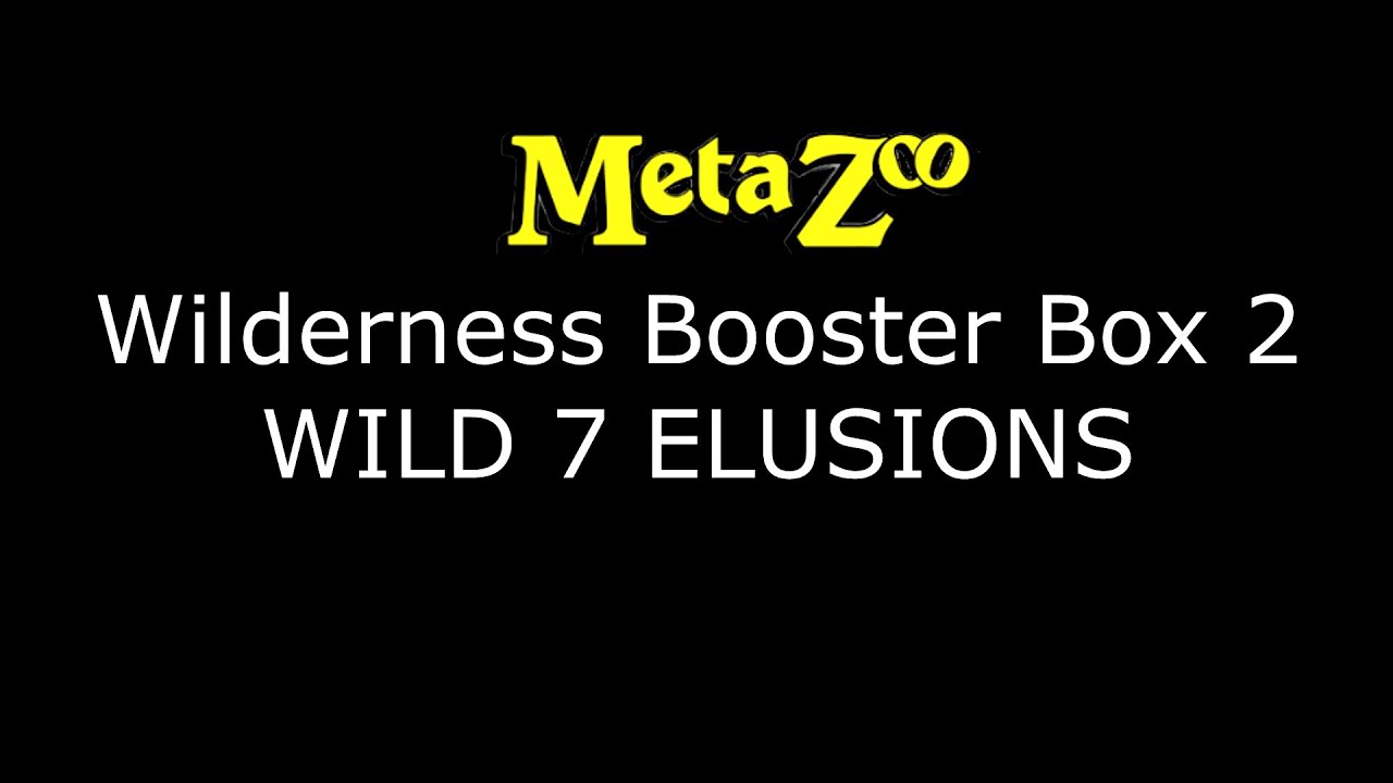 MetaZoo Wilderness Booster Box Opening 2 - Wild 7 Elusions