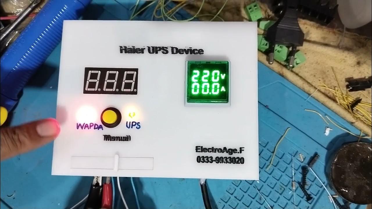 haier ups device automatic by Electroage.F YouTube