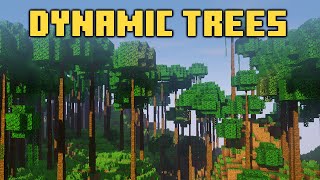 Лучший Мод На Реалистичные Деревья В Майнкрафте ! Dynamic Trees Полный Гайд И Обзор Мода Minecraft