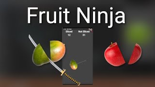 GitHub - yosraemad/FruitNinja: This is replica to fruit ninja game