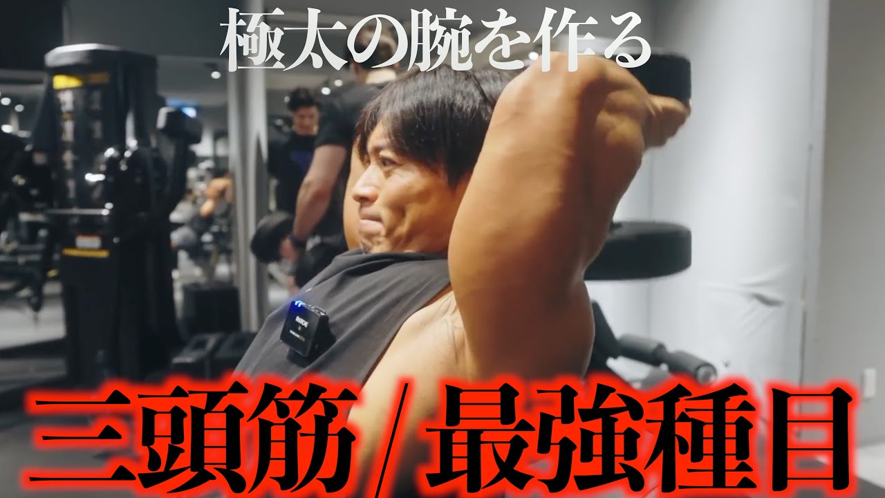 【三頭筋】確実にデカくなる必須種目とテクニック教えます