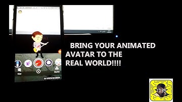 How to make 3D bitmoji on Snapchat| September 2017| Bring your animated avatar to the real world|