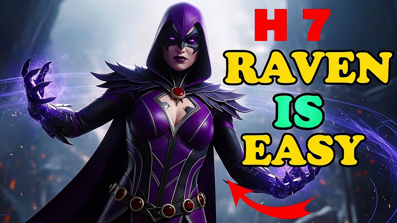 Raven Injustice Mobile BWTD DESTROYS Raven FAST! Advent of Chaos Solo Raid | Injustice 2 ...
