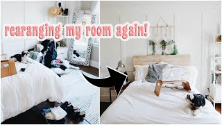 I Deep Cleaned & Re-arranged My Room AGAIN! | Ashley Nichole