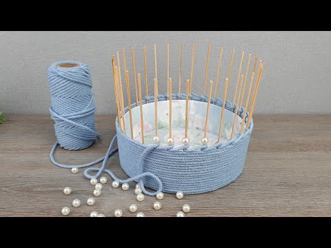 Невероятный Результат из Деревянных шпажек и Веревки для макраме.