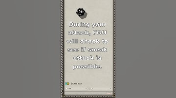 Did you know you can automate sneak attack in Fantasy Grounds Unity? #dnd5e #fantasygrounds