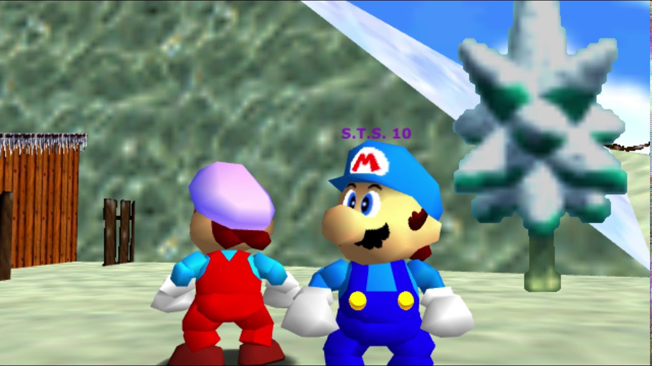 super-mario-64-js-new-map-cool-cool-mountain-out-of-bounds-glitch