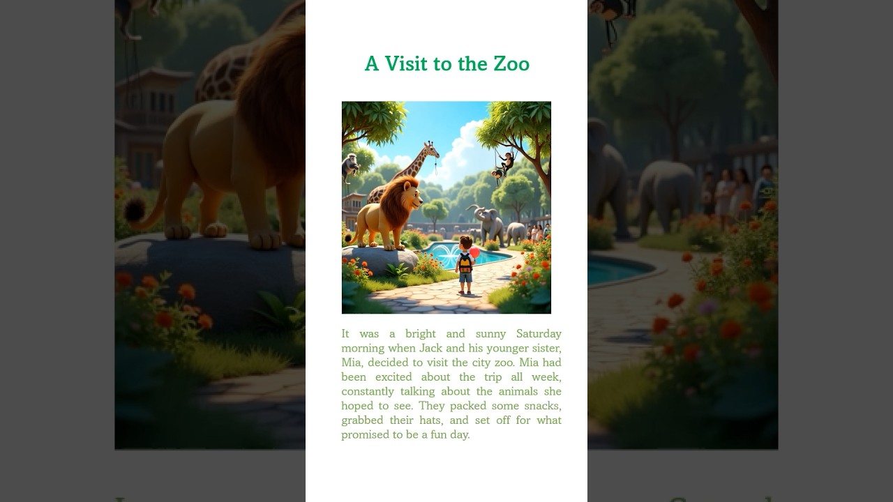🦁 Join Jack and Mia on their fun-filled day at the zoo!