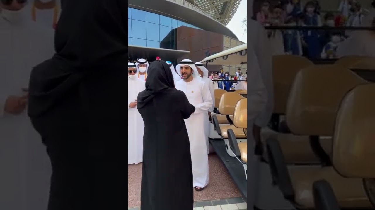Sheikh Hamdan With His Wife Great Moments Together #Expo2020Dubai #Dubai #Shorts