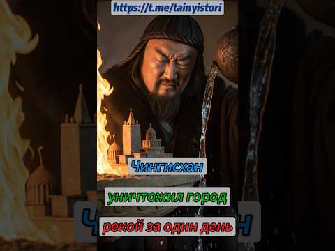 Чингисхан уничтожил город рекой за один день #shorts #история