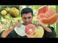 Giant orange eating in forest | special pomelo 