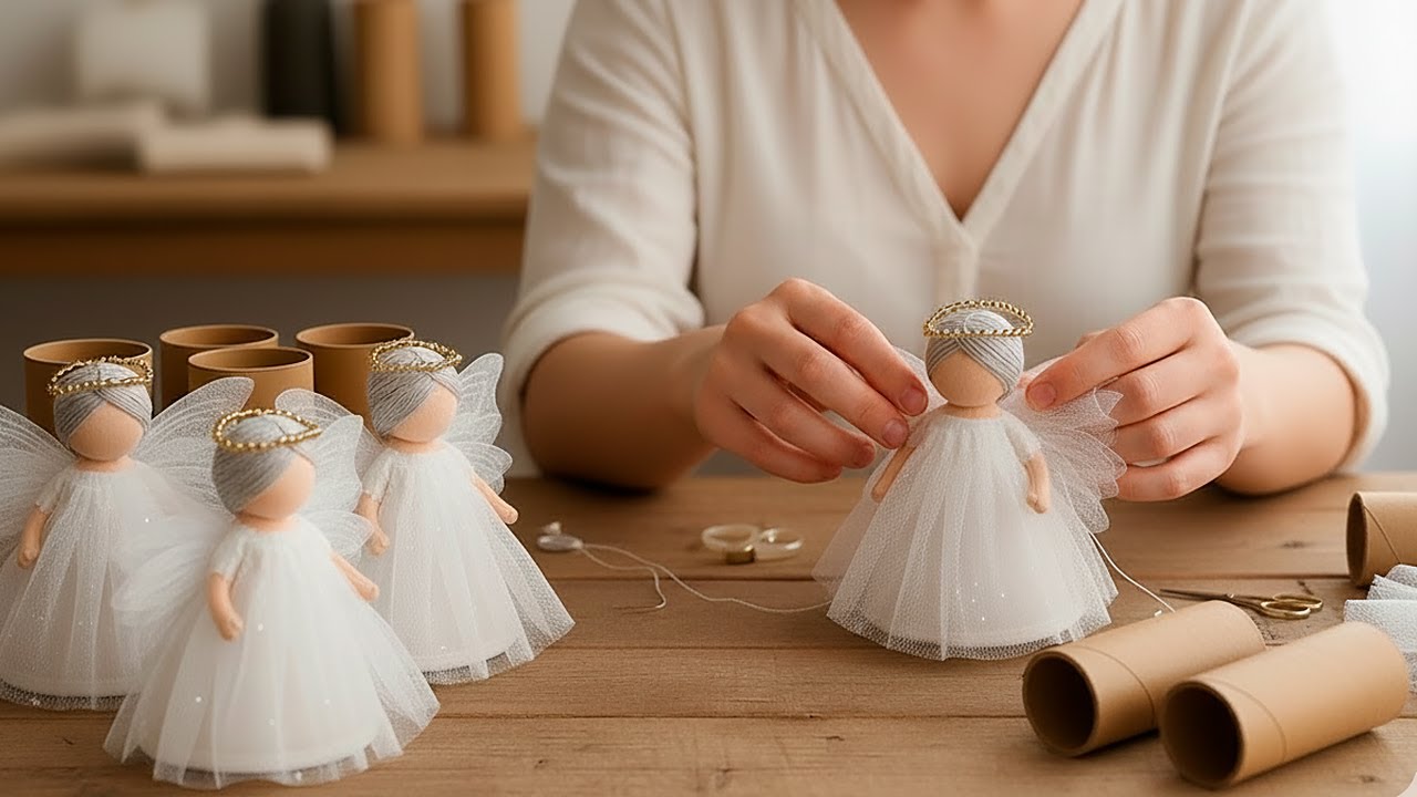 DON'T THROW AWAY THOSE CARDBOARD TUBES!😍 I MAKE 20 A DAY AND SELL THEM ALL! CHRISTMAS IDEA! TUTORIAL