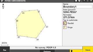 Trimble Access - Area Computation