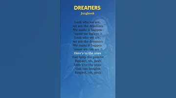 Thumbnail of Jungkook-"Dreamers" (ft.Fahad Al Kubaisi Lyrics (FIFA World Cup 2022) #dreamers #jungkook #lyrics