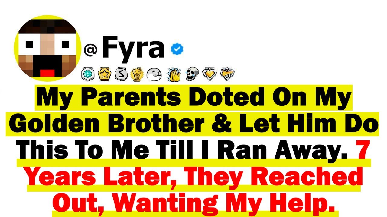 My Parents Doted On My Golden Brother & Let Him Do This To Me Till I Ran Away 7 Years Later, They...