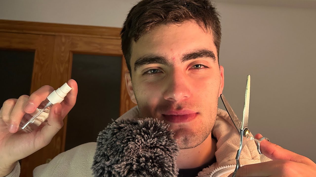 ASMR Barbershop Haircut Roleplay 💇