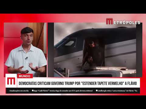 Democratas criticam governo Trump por "estender tapete vermelho" a Flávio
