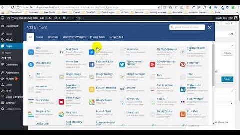 How to install and how to use xgenious pricing plan visual composer addon- video tutorial