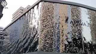 Video of kinetic facade projects in Daytime