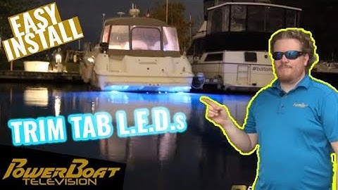 How To Install Hurley Trim Tab Lights | My Boat DIY