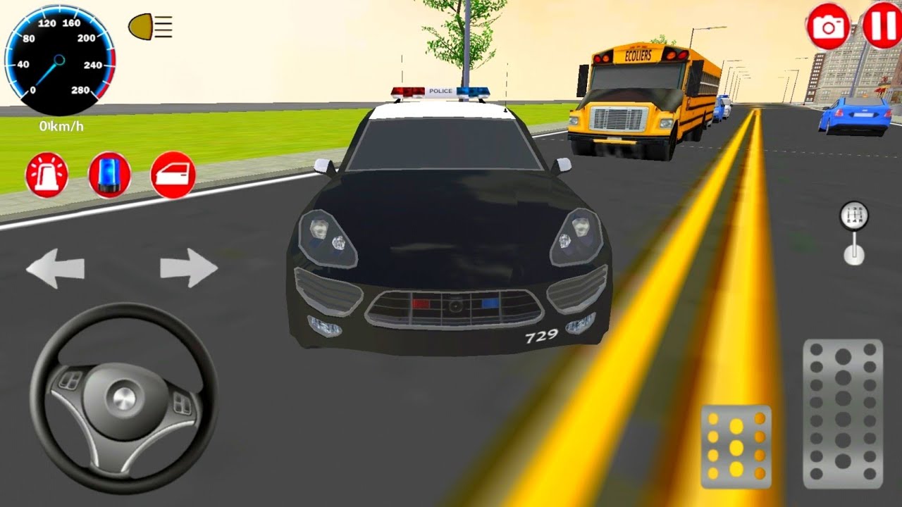 Real Police Car Driving Simulator 🚓💥 Gameplay 04 || Police Games || Flash Simulator