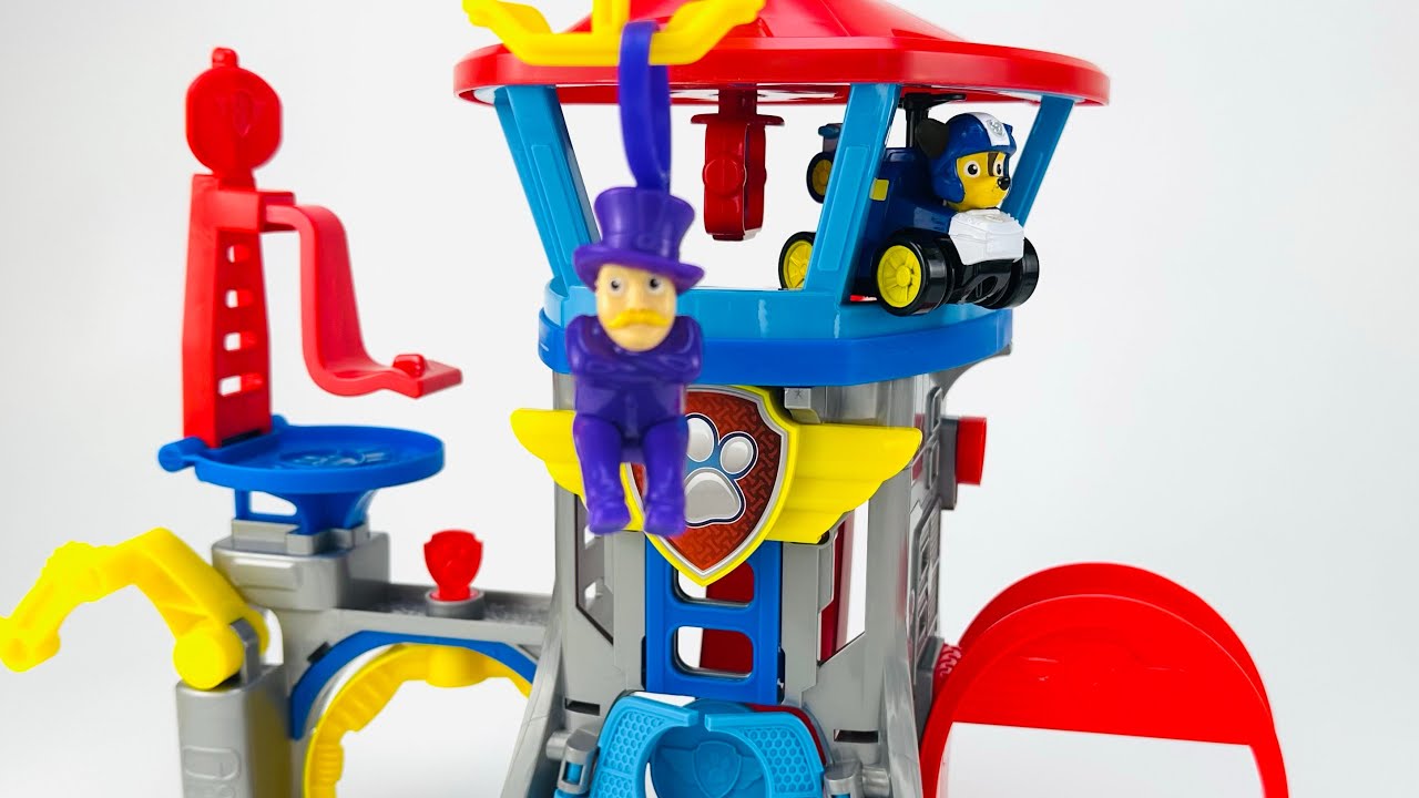 13 Minutes Satisfying with Unboxing Paw Patrol Air Rescue Tower Patroller