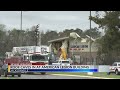 Jacksonville building severely damaged from severe weather