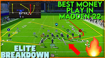 *NEW META* BEST MONEY PLAY IN MADDEN 22!! GETS PAST META MAN & ZONE COVERAGE ELITE OFFENSE IN MADDEN