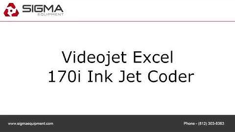 Videojet Excel 170i Ink Jet Coder