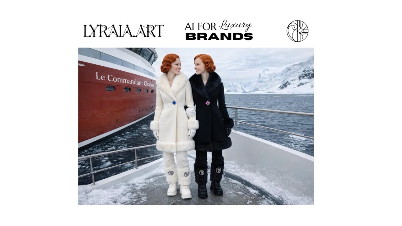 CMYK Haute Couture - Le Commandant Charcot - AI Editorial for Luxury & Culture Brands 