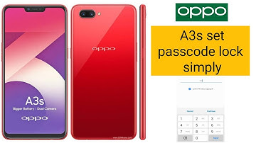 how to set passcode lock oppo a3s #password #pin #lockscreen #mobilelock #mobilelock #oppoa3s
