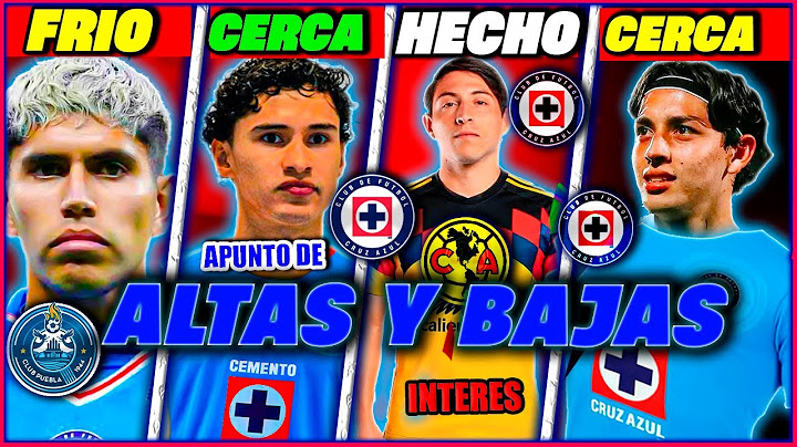 🚨MERCADO DE FICHAJES CRUZ AZUL HOY: ALTAS Y BAJAS