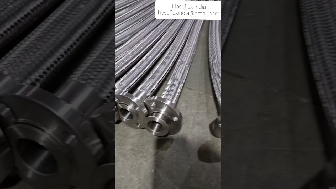 SS FLEXIBLE HOSE |BRAIDED HOSE | STEAM HOSE  #short #oxygenshortage  #oxygen