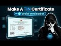 📄 How to Make TIN Certificate (Bangladesh) – Easy Guide | 0x_Aru