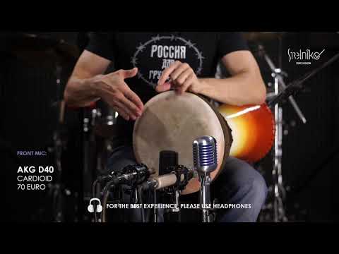 Percussion recording & microphones comparison - Solo darbuka - Groove